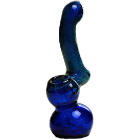 Blue Frit Bubbler
