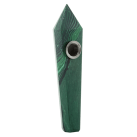 Crystal Obsidian Pipe