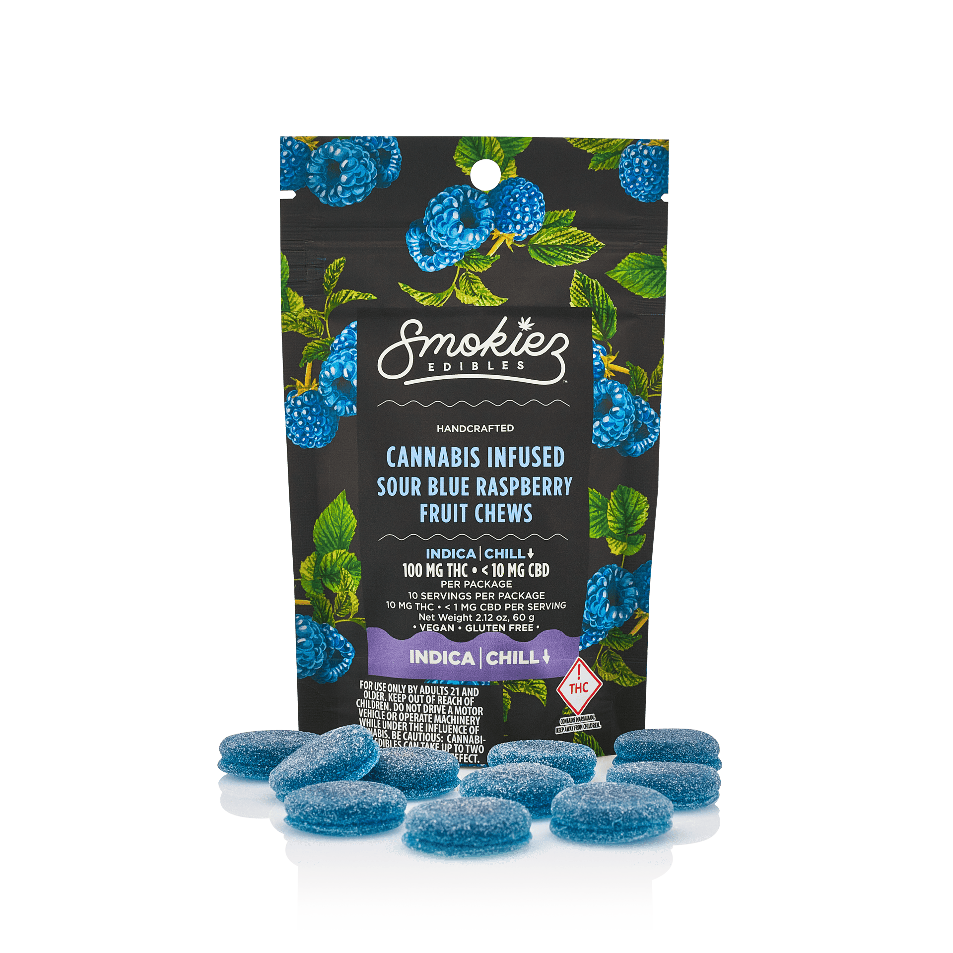 Sour Blue Raspberry - 1000mg