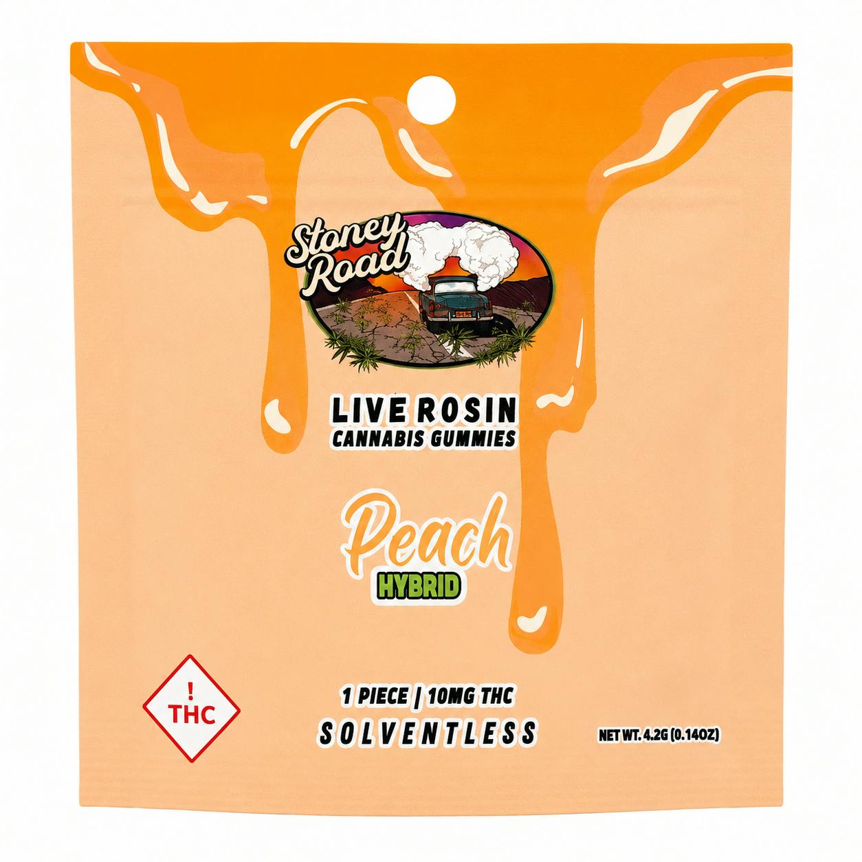 Peach [1pk] (10mg) | Mesilla Valley Extracts - Gummies