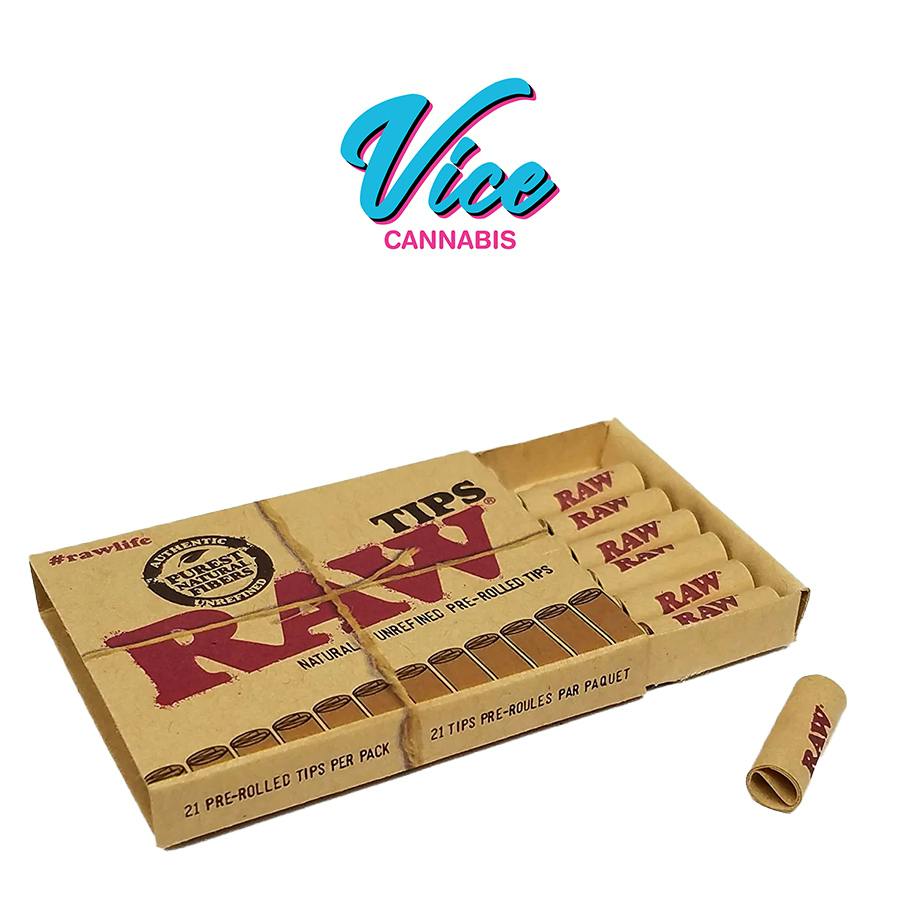 RAW: Pre-Rolled Tips- 21ct