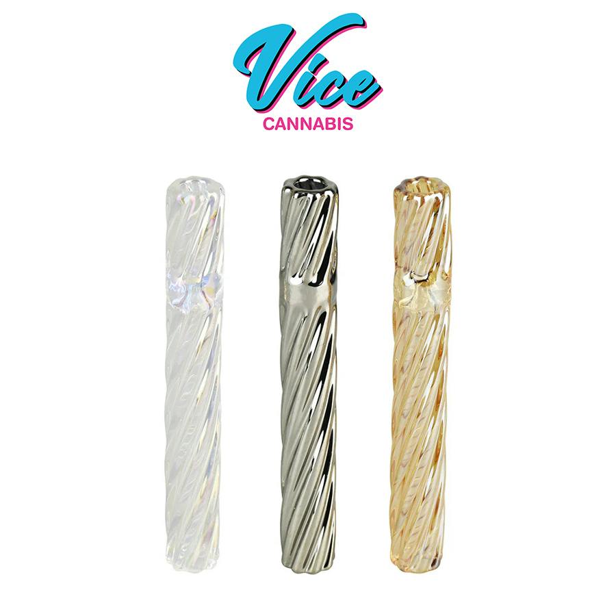 Pulsar Rainbow Twist Glass One Hitter