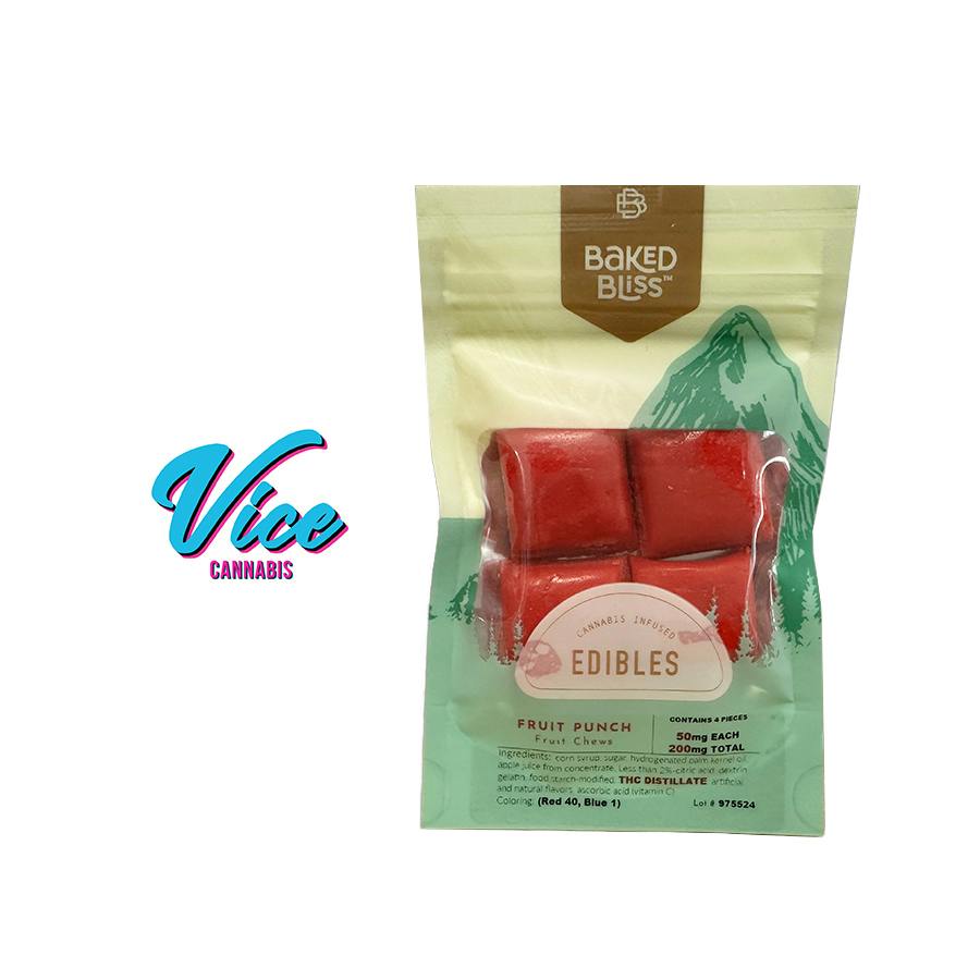 Baked Bliss: Fruit Chew Fruit Punch - 200mg