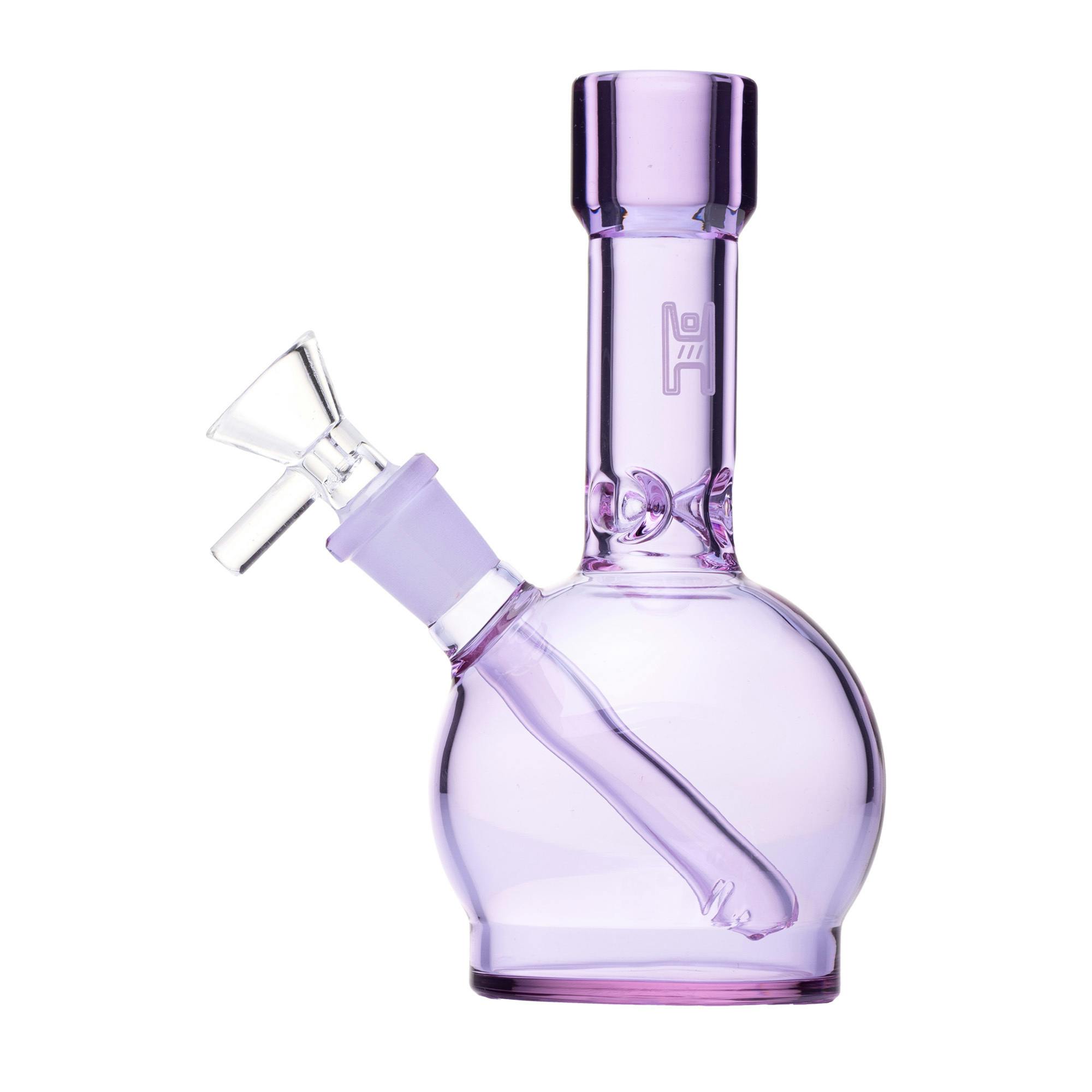 Human Grade: Ball Water Pipe - 6" 14mm F - Lavender