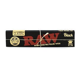 Raw Black Classic Rolling Paper | King Size Slim