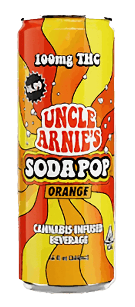 Orange Soda Pop | Carbonated | 100mg | 12oz