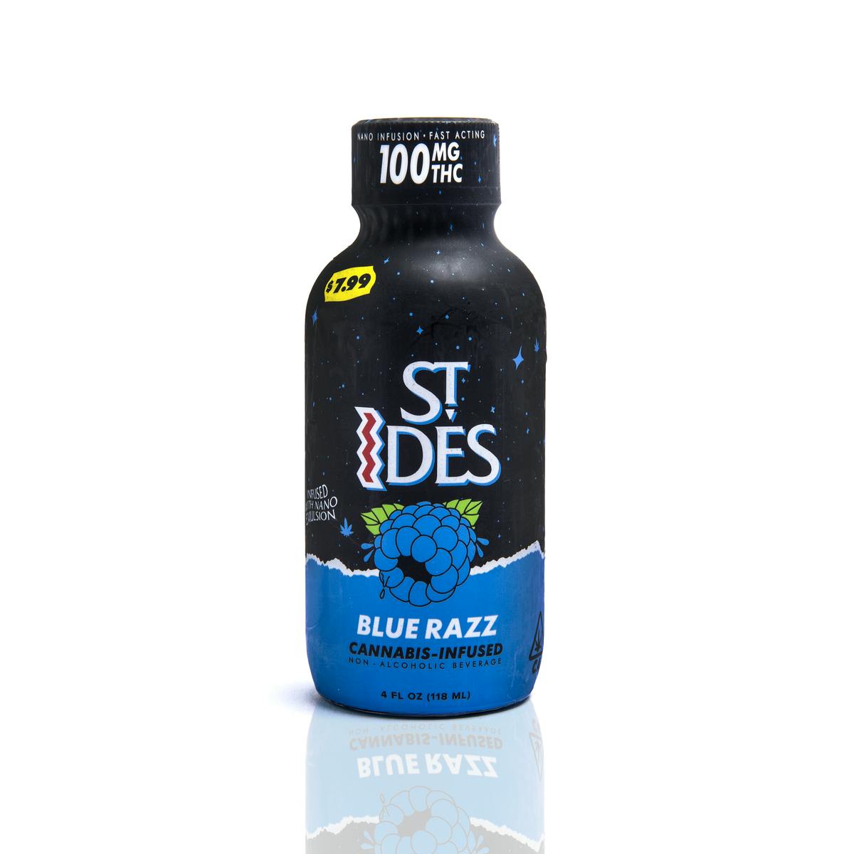 KB - ST IDES - THC SHOT - BLUE RAZ - 100MG