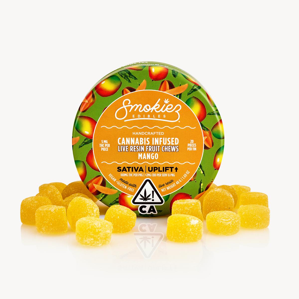SMOKIEZ - LIVE RESIN GUMMY - SWEET MANGO - 100MG