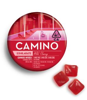 Camino - Wild Cherry - Exhilarate - Gummies - 100mg - CBC CBG 5:5:5