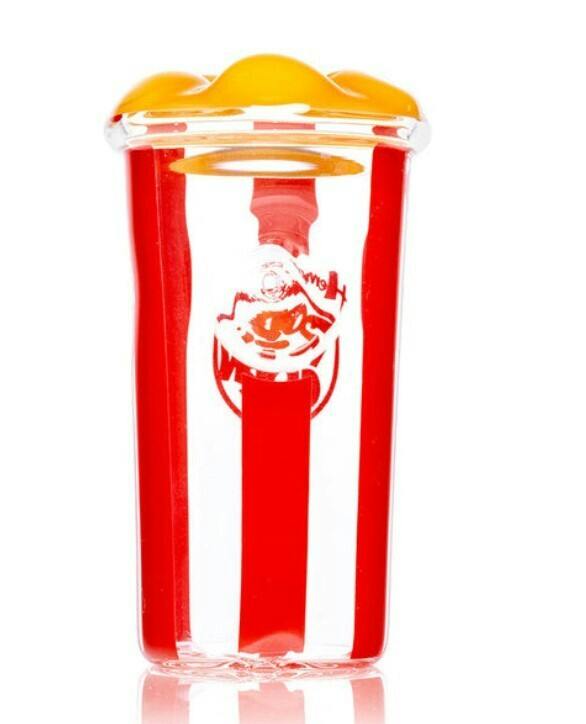 Popcorn hand glass pipe