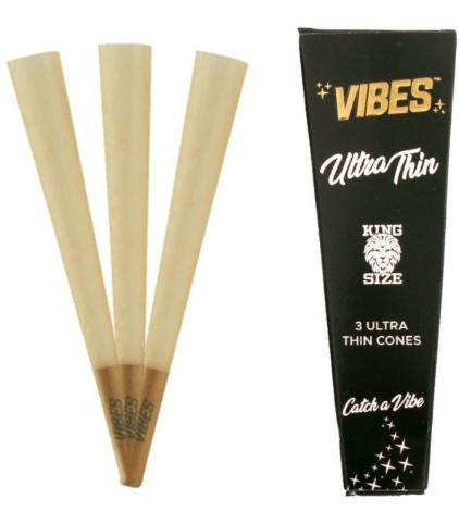 vibes ultra thin cones 6pk king size