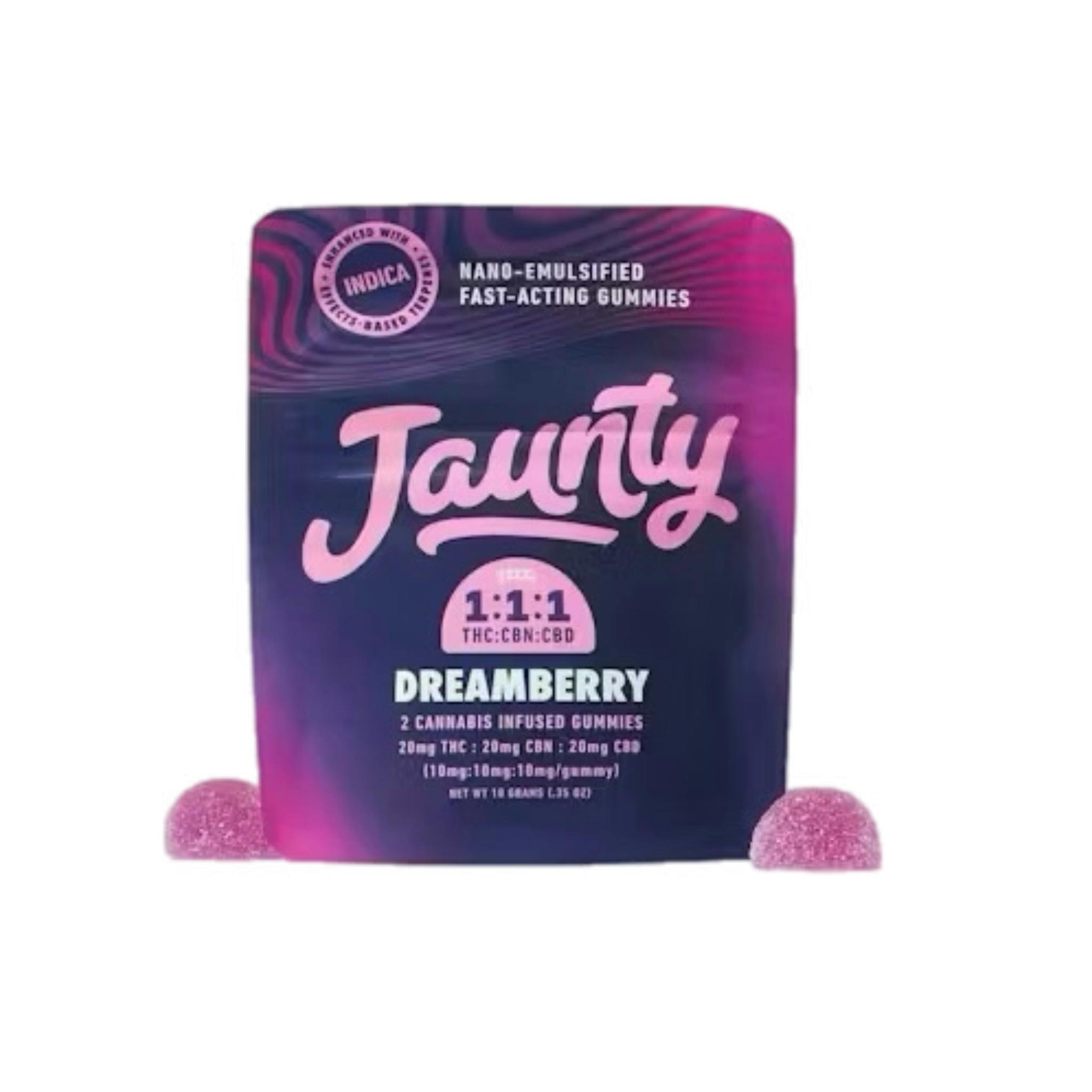 GUMMIES - DREAMBERRY - 100MG - INDICA 100MG