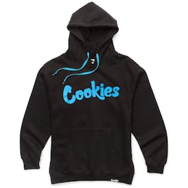 Cookies - Original Mint Logo - Hoodie - Black/Cookies Blue - LG