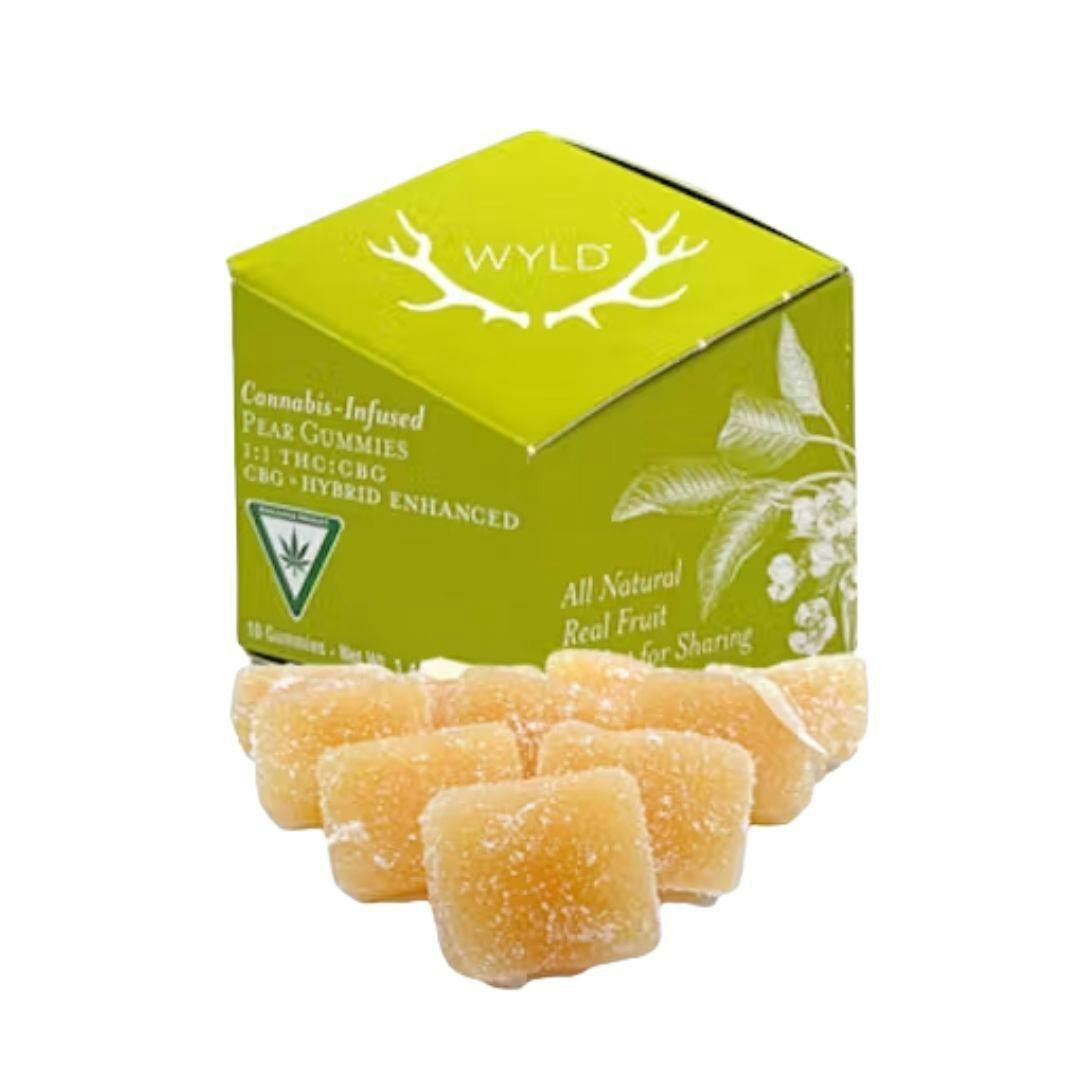 Wyld | Pear 1:1 THC:CBG - 200mg Gummies