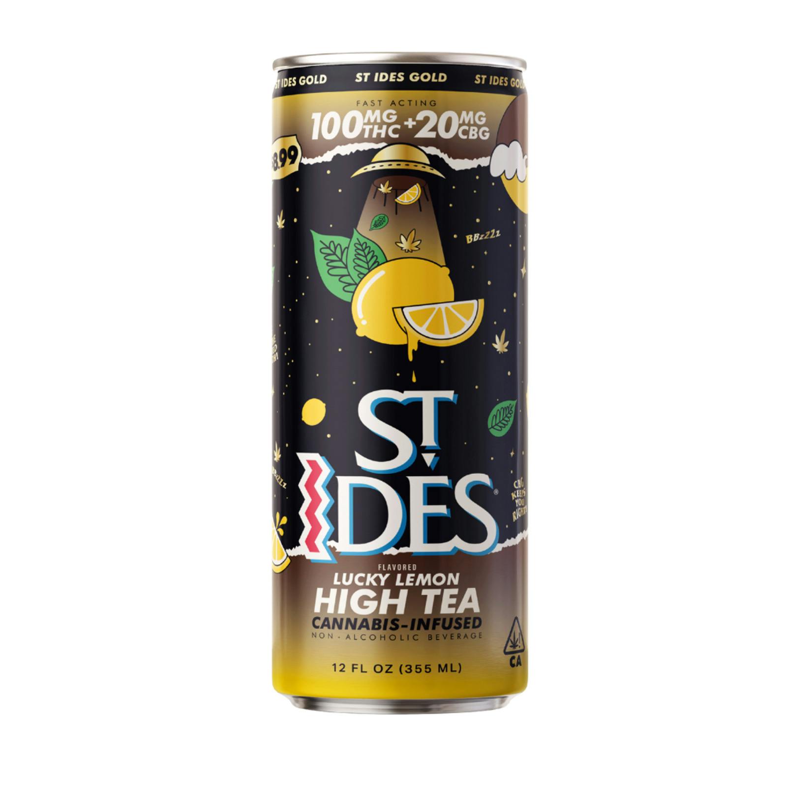 St. Ides | Lucky Lemon 5:1 THC:CBG - 120mg High Tea