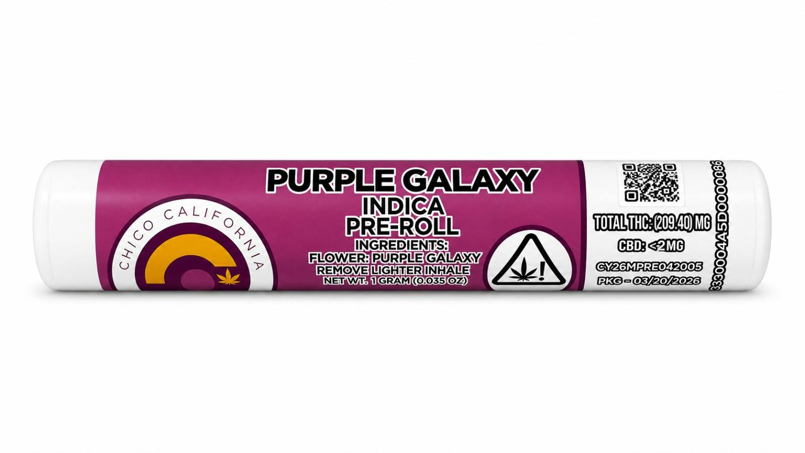 C4 PURPLE GALAXY PREROLL - 1 g