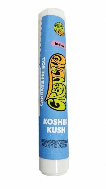 GREENLINE KOSHER KUSH PRE ROLL - 1 g