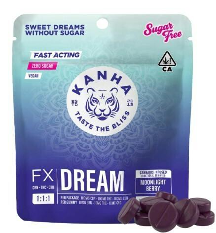 KANHA DREAM 1:1:1 MOONLIGHT BERRY - 300 mg