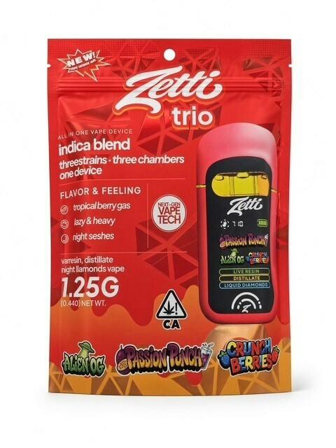 ZETTI ALIEN OG X PASSION PUNCH X CRUNCH BERRIES AIO - 1.25 g