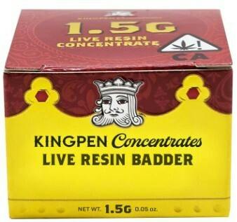 KINGPEN IRON LOTUS LIVE RESIN BADDER