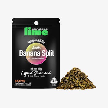 LIME BANANA SPLIT Ready-To-Roll (ICE WATER HASH + LIQUID DIAMONDS 3.5G)