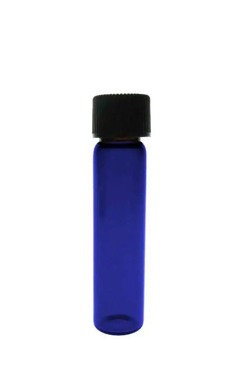 Blue Glass Vial 2.5 grams