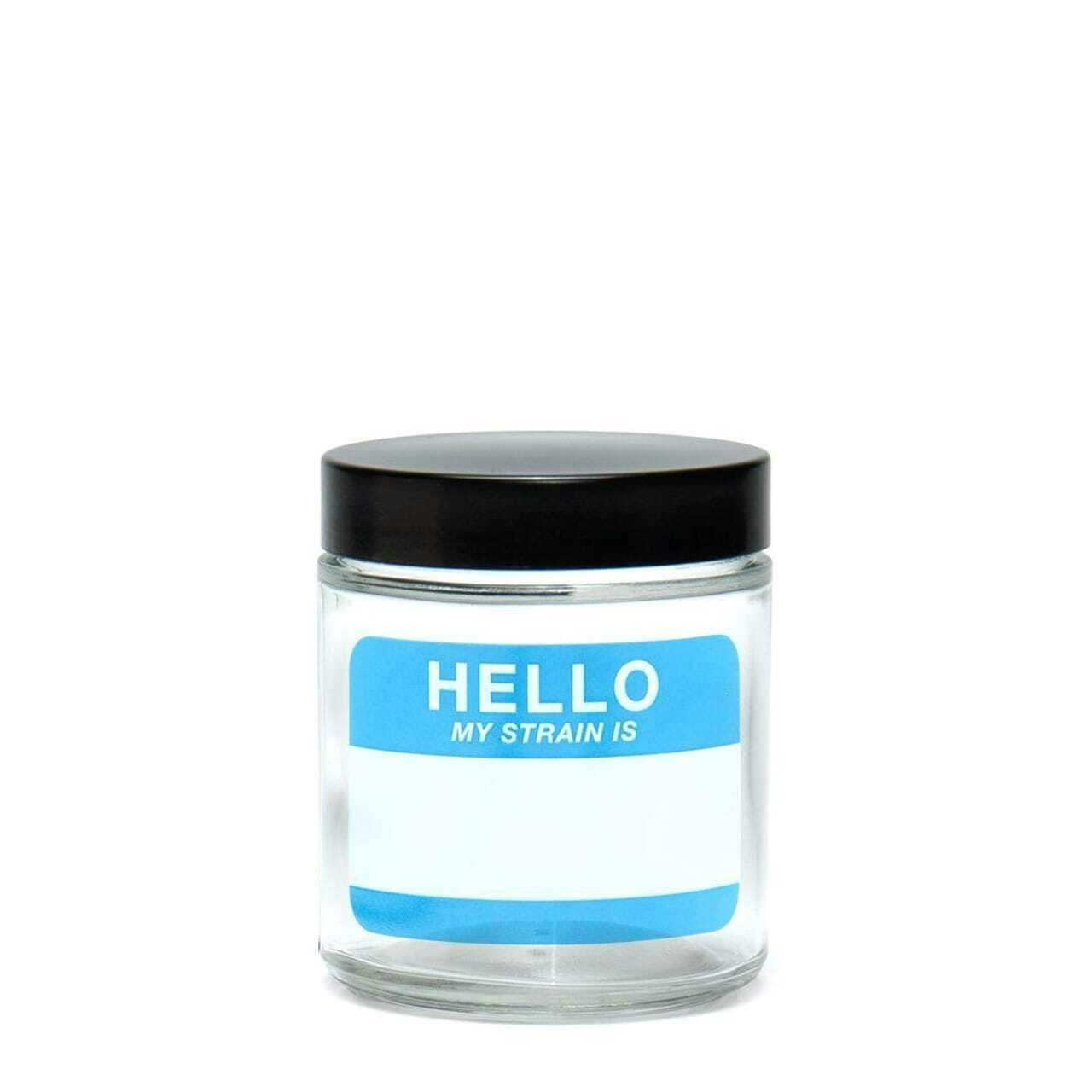 420 Science: Clear Screw Top Jar Medium - Hello Write & Erase
