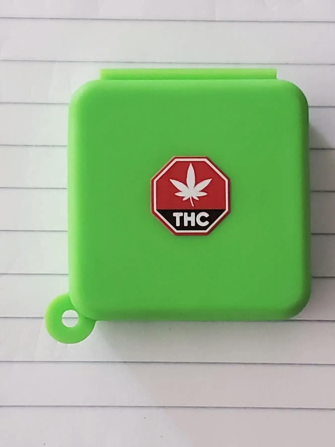 SILICONE 2 GM STASH CONTAINER GREEN