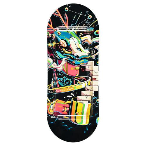 Pulsar SK8Tray Metal Rolling Tray 7.25" x 19.75" - Dragon Coffee Break