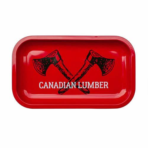 Canadian Lumber: Metal Rolling Tray - Small - Big Red
