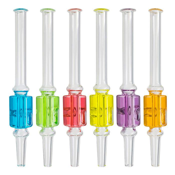 Freezable Glycerin Glass 12mm Nectar Collector - Assorted Colours