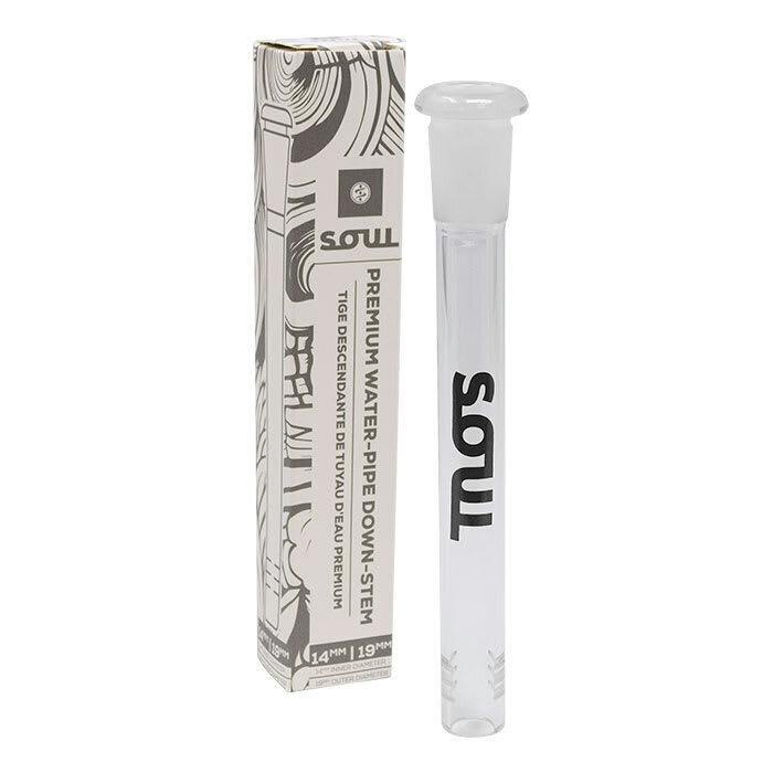Soul Glass: 5" Assorted Colours Lettering Downstem