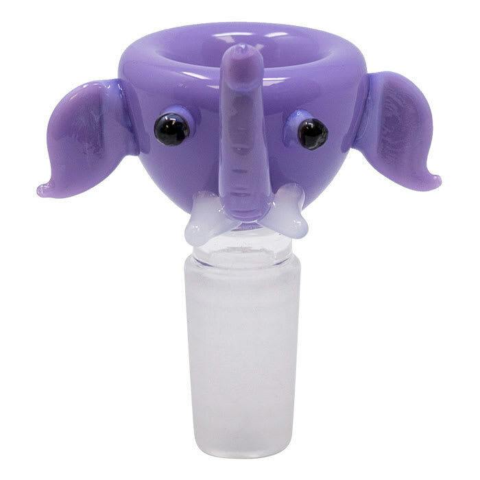 Elephant - 14mm Premium Glass Bowl - Assorted Colours