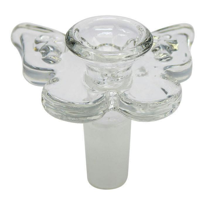 Clear Glass Butterfly Bowl 14 mm