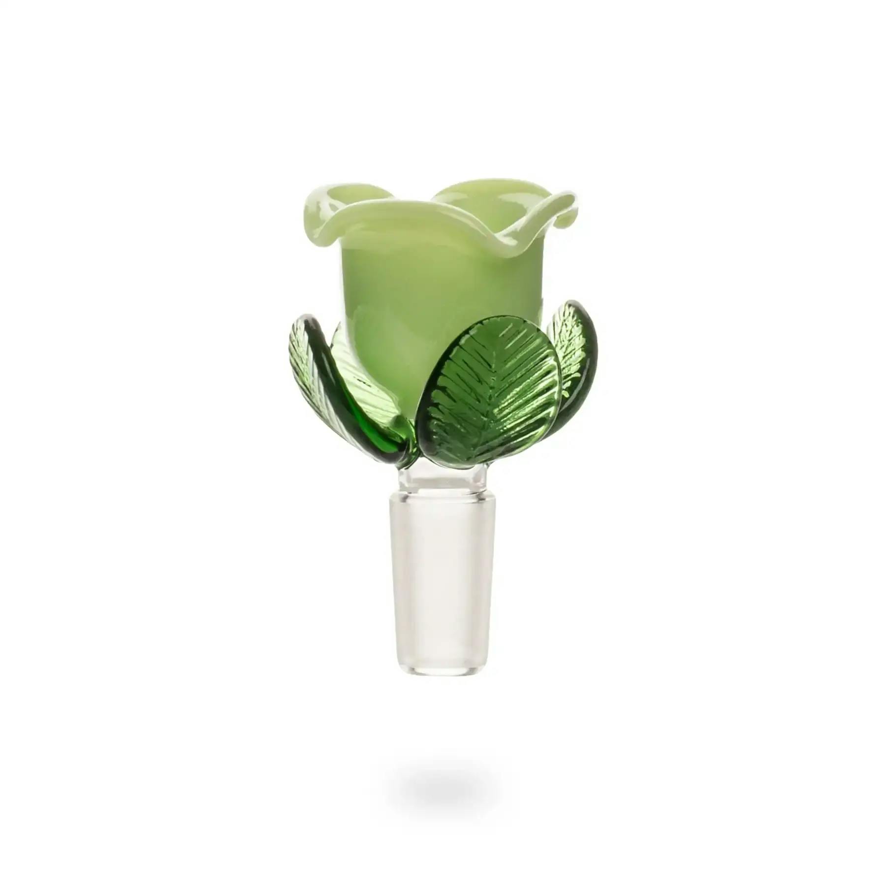 14mm Slume Green Flower Bowl