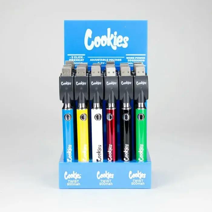 510 Assorted Colours Cookies Twist 900 MAh Battery