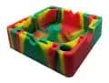 Premium Silicone Ashtray with Accessory Organizing Slot Holders - Assorted Colours