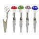 Ceramic Tip Mushrooms & Dice Memo Clips