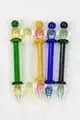 4.5" Assorted Colour Glass Dabber