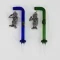 Glass Dabber Tool - Skeelton Salute