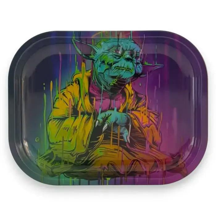 Cartoon Metal Rolling Trays - Yoda