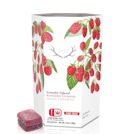 Wyld-1000mg Gummy-Raspberry