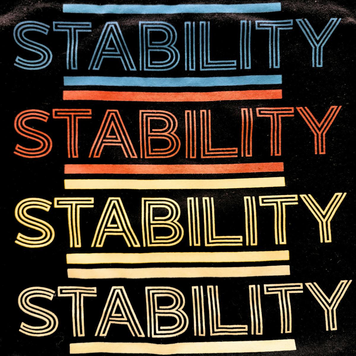 Stability-T-Shirt-Black-Assorted Sizes
