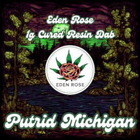 Eden Rose-1g Cured Resin Sugar-Putrid Michigan