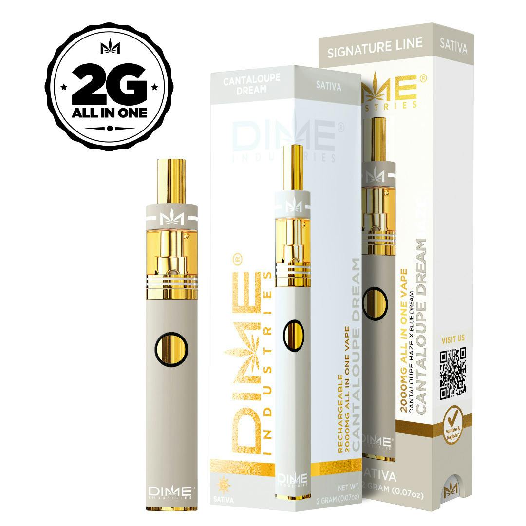 Dime - 2g Disposable Vape - Cantaloupe Dream