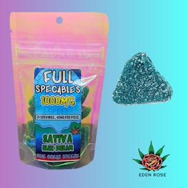 Eden Rose-1000mg Gummy-Full Specables-Blue Ocean Breeze Blue Dream