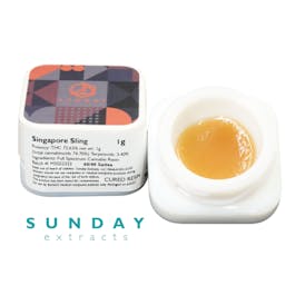 Sunday Extracts,LLC-1g Cured Resin-Singapore Sling