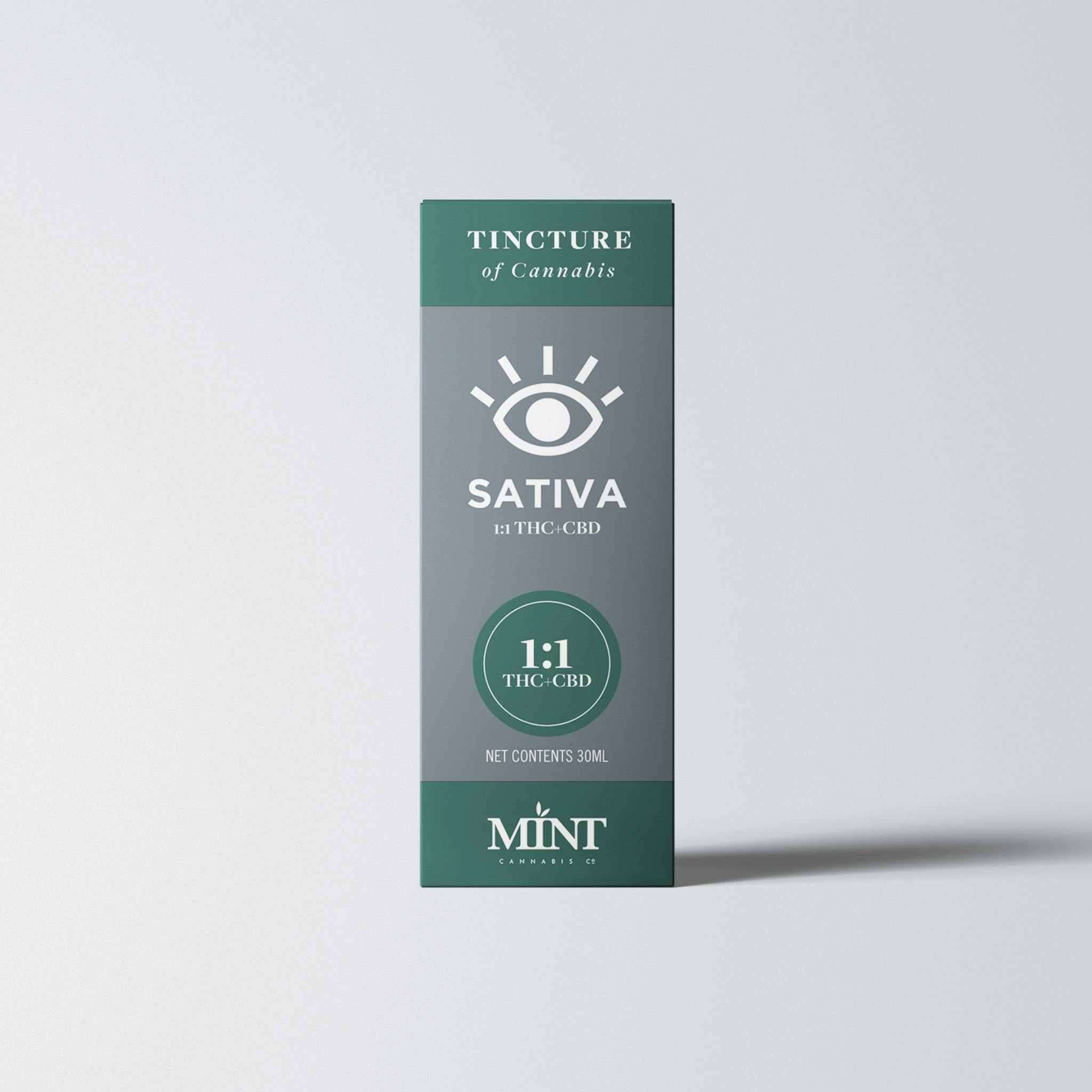Mint - 1000mg Tincture - 1:1 THC:CBD / Sativa