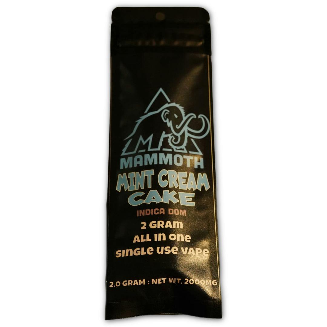 Mammoth - 2g Disposable Vape - Mint Cream Cake