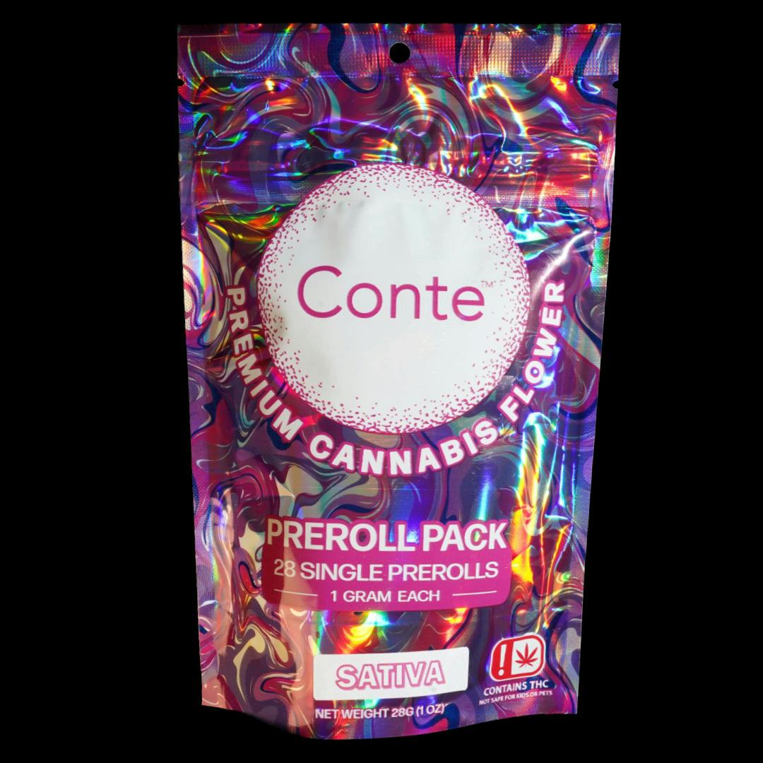 Conte - 1g Pre-Roll / 28 Pack - Green Crack